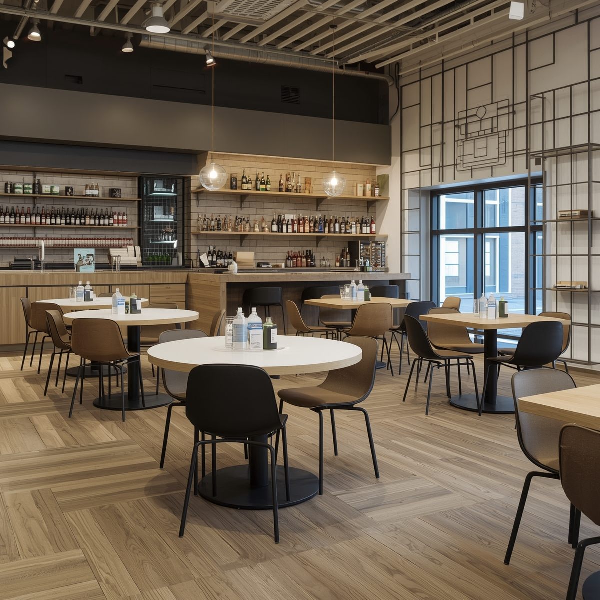 Office workstation setup